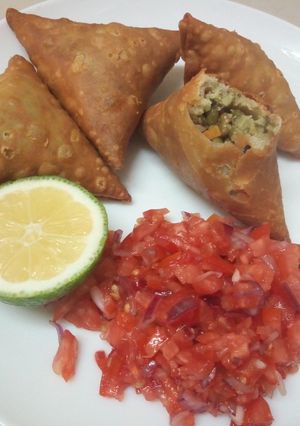 A picture of Dengu samosa(manda recipe).