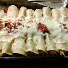 Beefy Broccoli & Cheddar Burritos A picture of Beefy Broccoli & Cheddar Burritos.