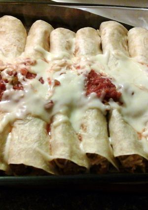 A picture of Beefy Broccoli & Cheddar Burritos.