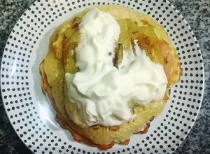 Una foto de Panqueques de avena con banano