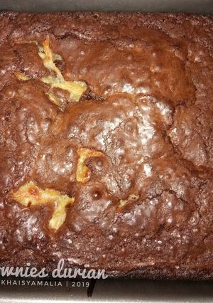 Foto resep 24. Brownies Durian