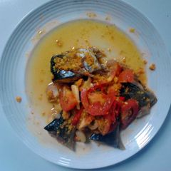 A picture of spiced fish.