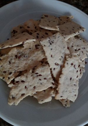 Una foto de Galletas de lino