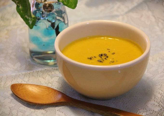 Recipe of Award-winning Cold Kabocha Squash Soup for Summer
