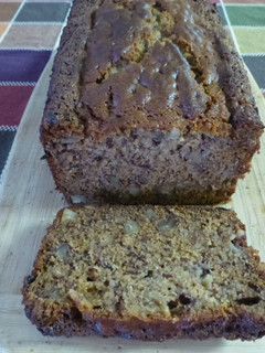 A picture of Moist Banana-Pecan Bread.