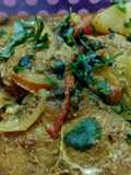 Sorisha dia Rohu macha (rohu mustard curry)