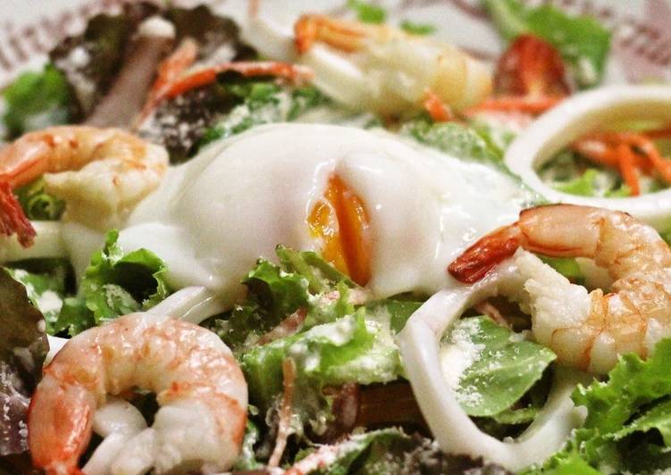 Recipe: Delicious Caesar Salad Udon