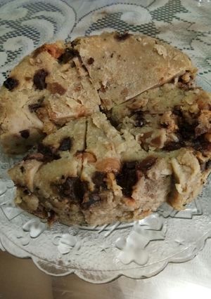 Foto resep Puding roti kismis kurma rasa kopi