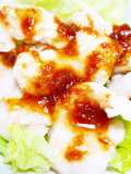 Chicken Breast with Umeboshi Plum Bonito Soy Sauce