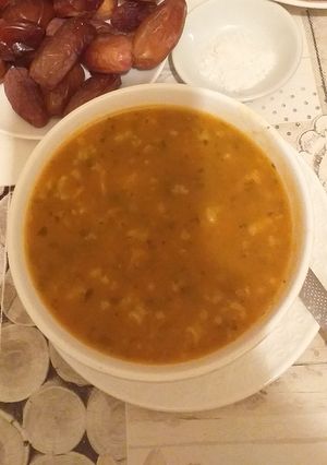 صورة لوصفة الحريرة المغربية