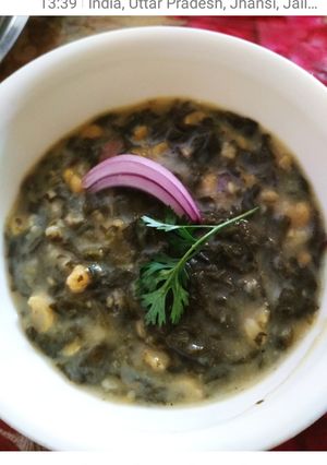 A picture of Palak saag.