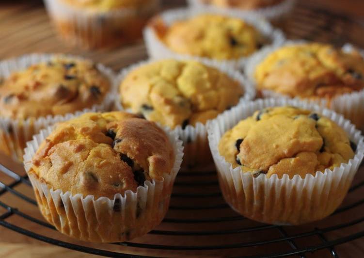 Kabocha Muffins Chock Full of Kabocha