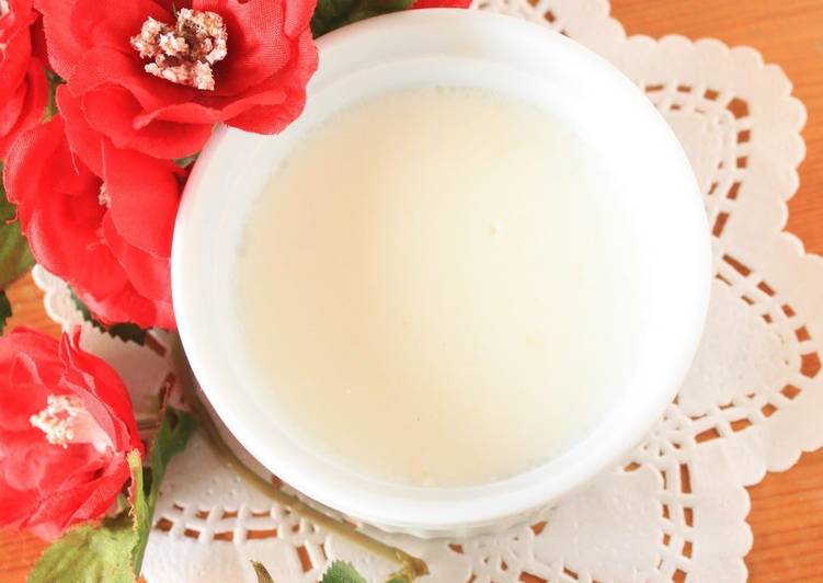 Recipe of Homemade Milk Pudding with Agar