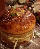 Panettone clásico (Pan dulce de Navidad)