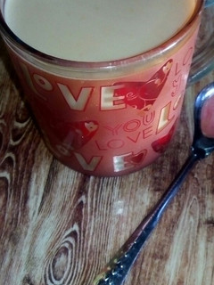 صورة لوصفة شاي كرك بحبيبات الكوفي طعم رائع 😊