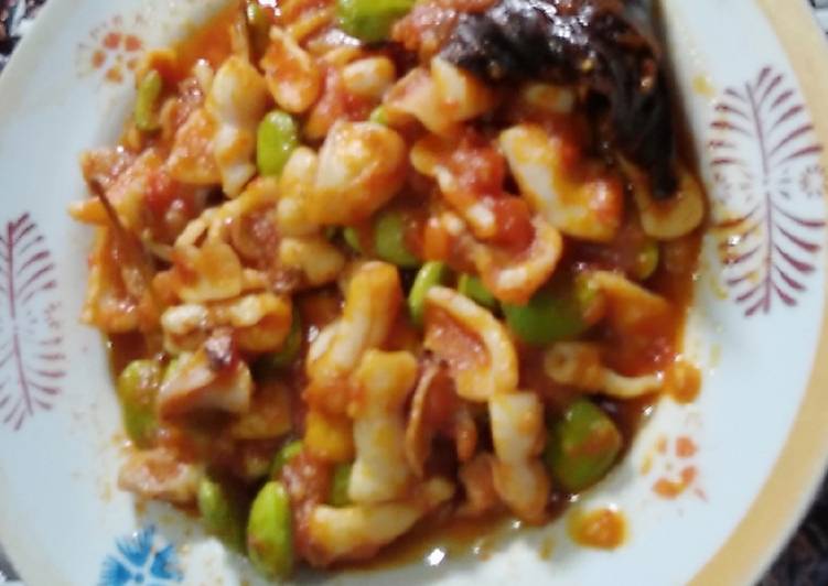 Resep Cumi pete simple enak tanpa mecin Lezat