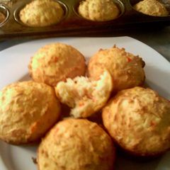 A picture of sunshine's crab cake muffins.