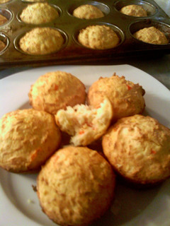 A picture of sunshine's crab cake muffins.