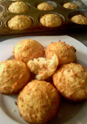 A picture of sunshine's crab cake muffins.