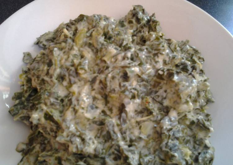 Kathy's Sweet Chilli Creamed Spinach