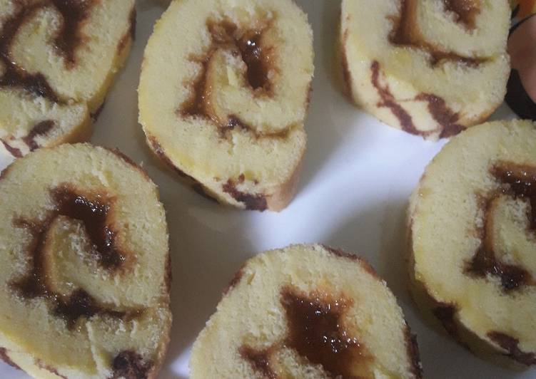 Bolu gulung irit (lembut)