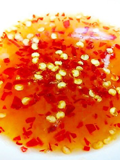 A picture of Homemade Sweet Chili Sauce for Spring Rolls.