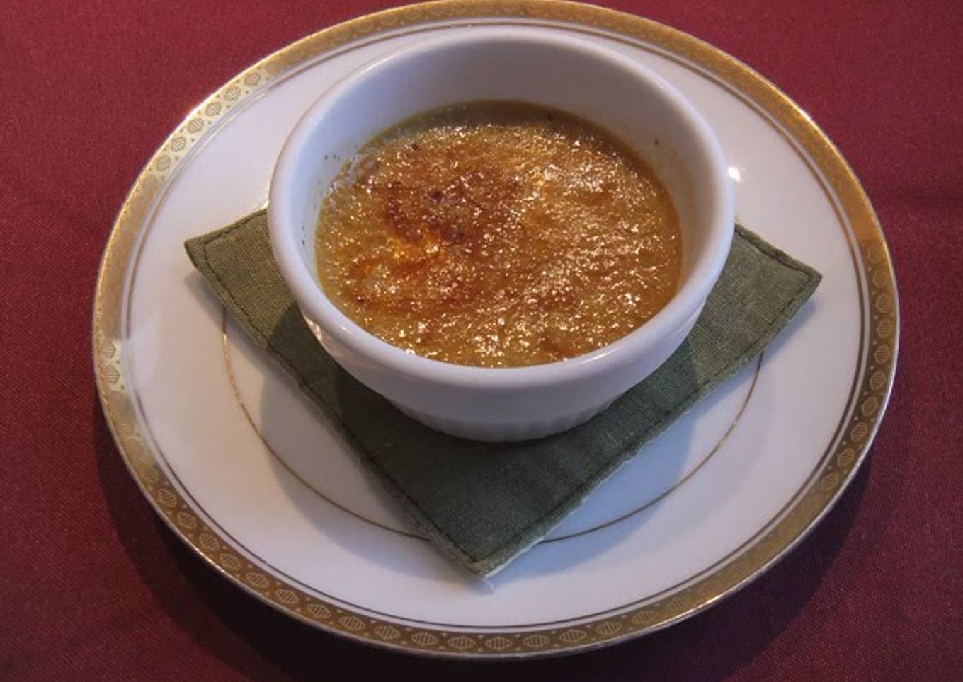 Jasmine Tea Crème Brûlée