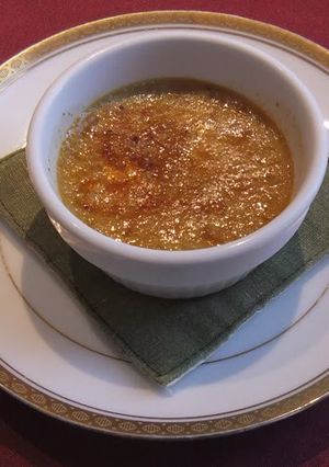 A picture of Jasmine Tea Crème Brûlée.