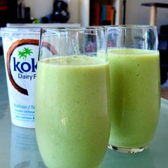 Papaya smoothie 🧡 A picture of Papaya smoothie 🧡.
