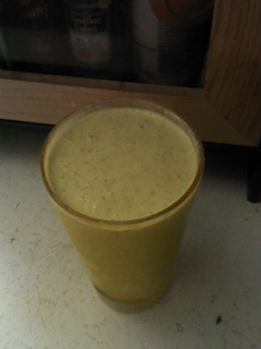 A picture of Peach Mango Super Smoothie.