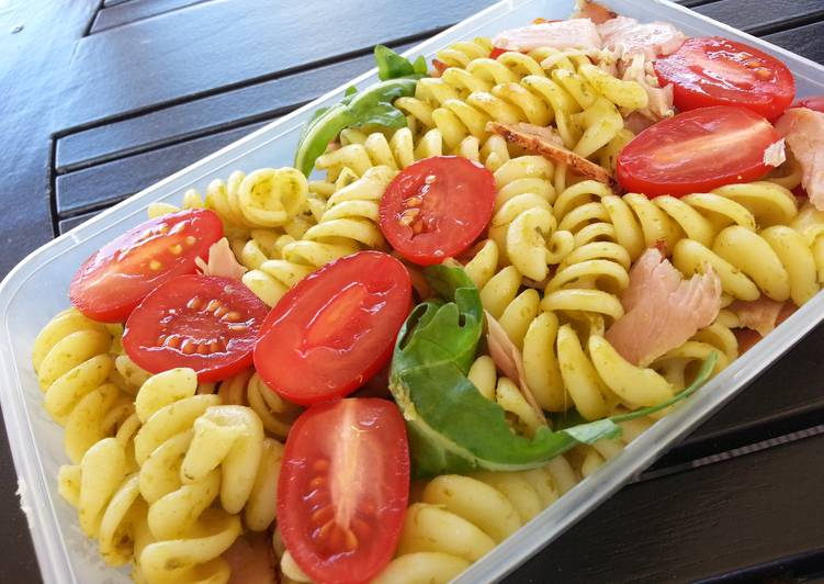 Recipe of Favorite Ham and pesto pasta