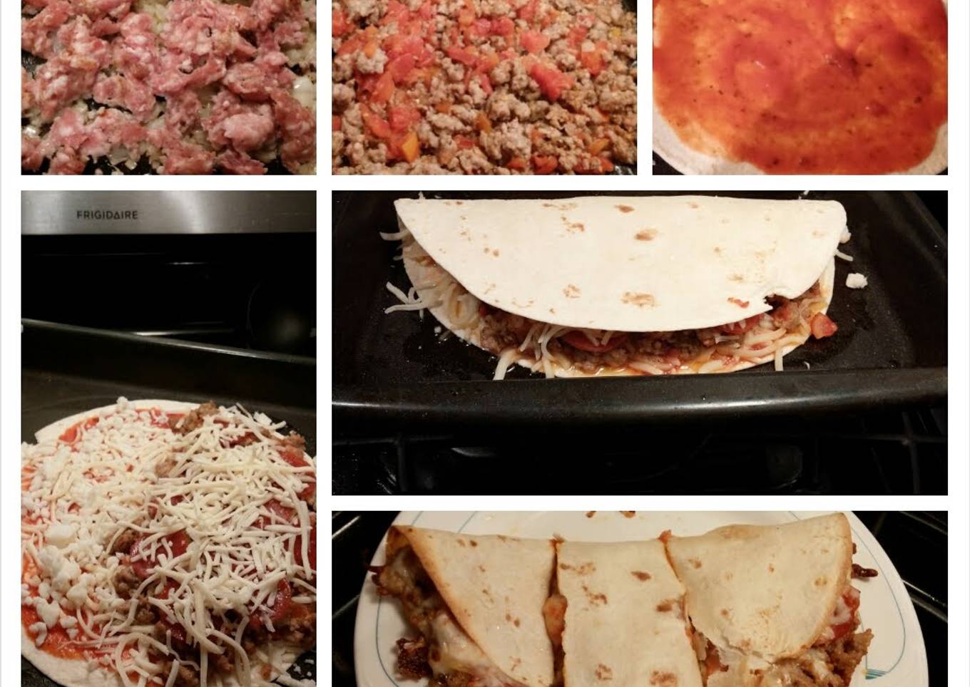 Pizza Quesadilla