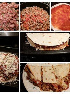 A picture of Pizza Quesadilla.