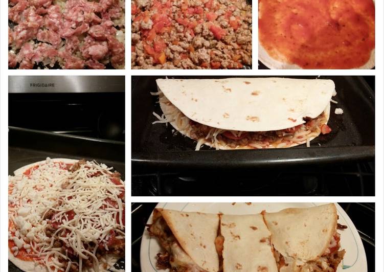 Steps to Prepare Award-winning Pizza Quesadilla