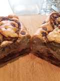 Bizcocho de claras con perlitas de chocolate