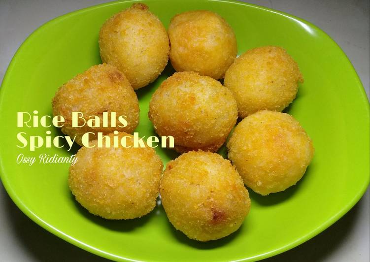 INI DIA! Cara Membuat Rice Balls Spicy Chicken