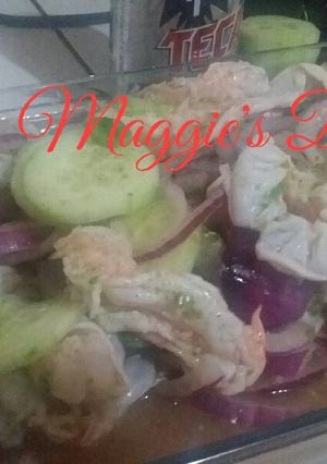 Una foto de Aguachile de camarón