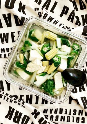 菜蔬豆腐偽羹湯 的食譜成品照片