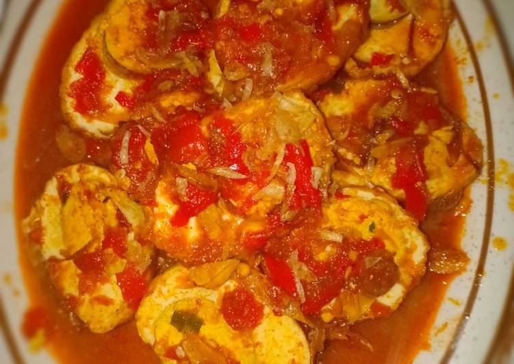 Resep Telur Balado Mix Bumbu Desaku oleh Mamitama Kitchen 