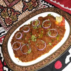 A picture of Kabab karahi.