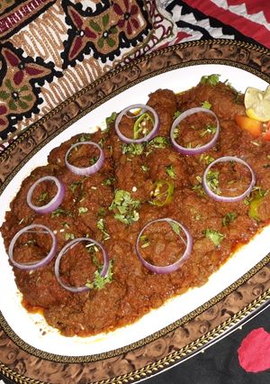 A picture of Kabab karahi.