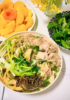 Hình của món Miến Gà.