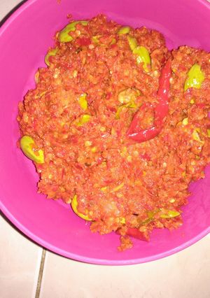 Foto resep Sambel pete belimbing wuluh