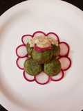 Green Appam with Radish leaves & Green Gram