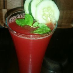 A picture of Water Melon Juice #AuthorMarathon.