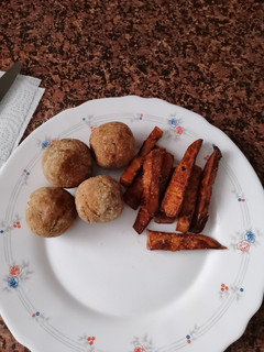Una foto de Boniato frito