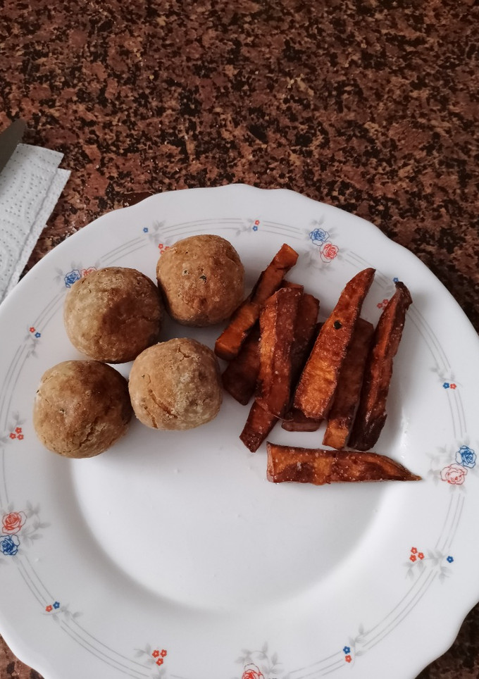 Una foto de Boniato frito