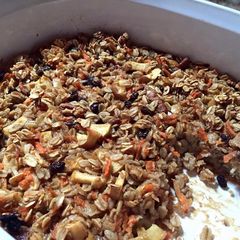 A picture of Carrot Cake Baked Oatmeal.