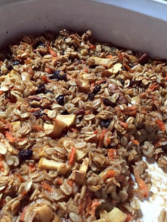 A picture of Carrot Cake Baked Oatmeal.
