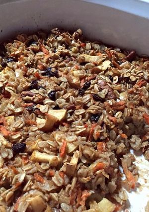 A picture of Carrot Cake Baked Oatmeal.